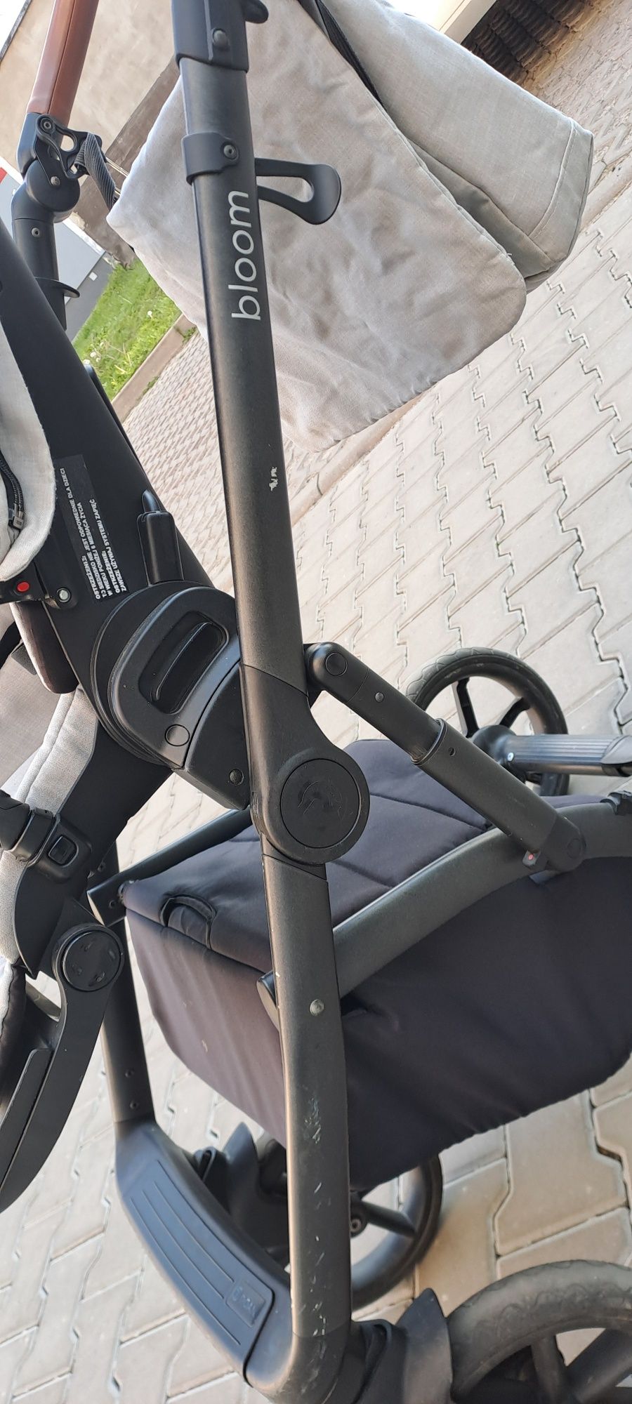Wózek roan bloom 2w1 ivory gondola spacerówka