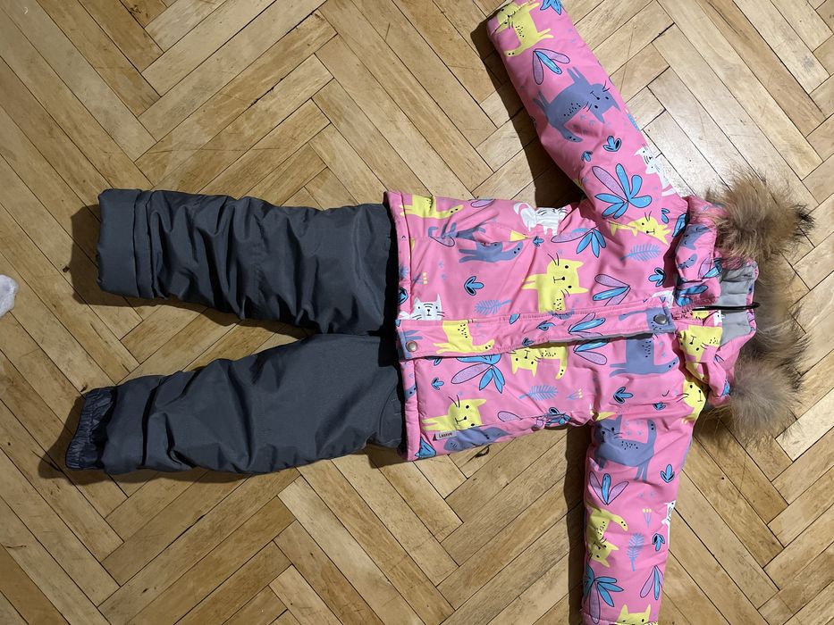 термо-комбінезон ,напівкомбінезон для  дівчинки lassye (аналог Reima)