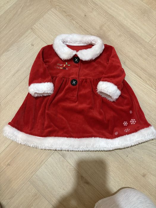 Świąteczna sukienka dla dziewczyni 6/9msc 68/74