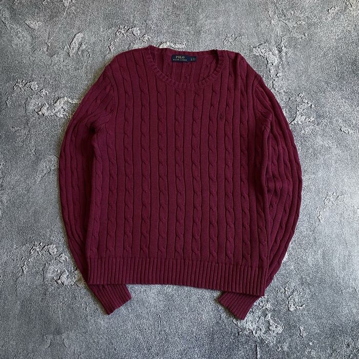 Светр жіночий від polo ralph lauren у пурпурному кольорі, ральф світер