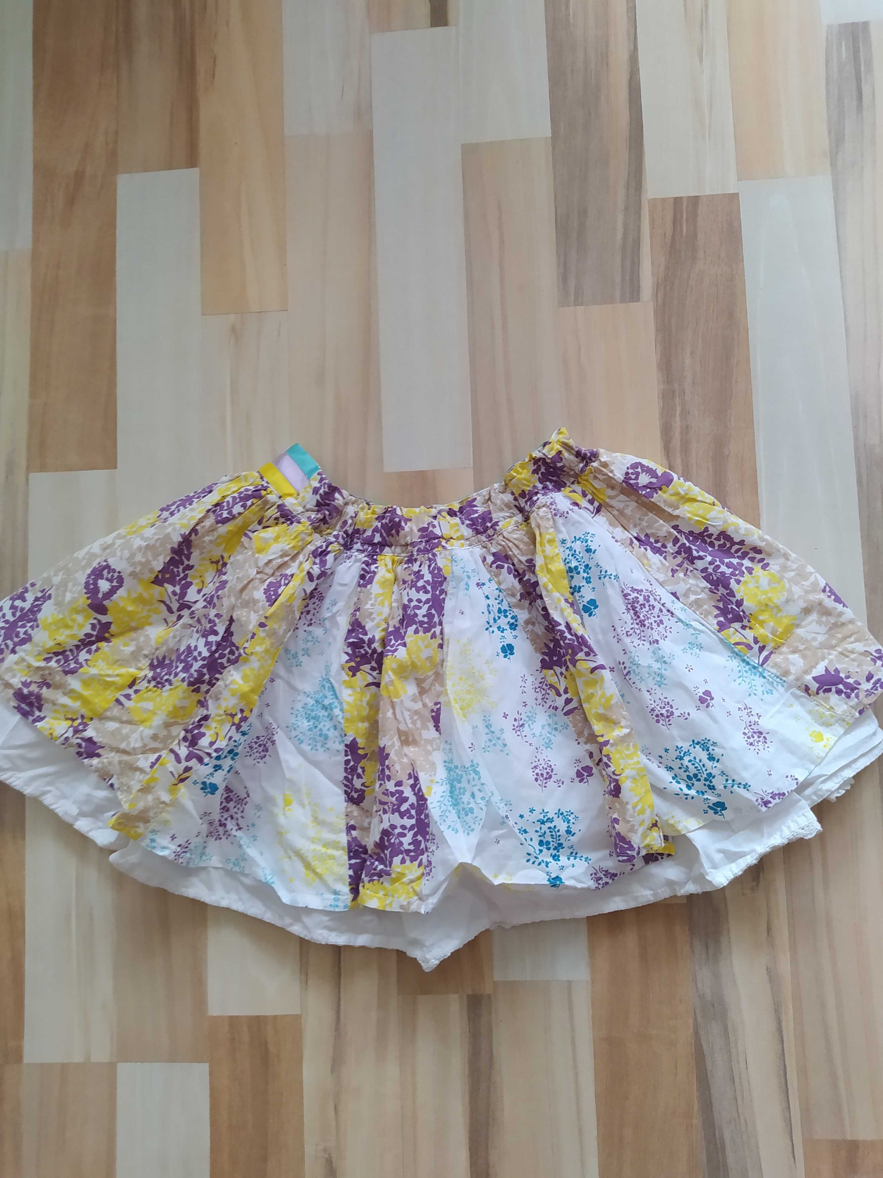 Spódnica spódniczka kolorowa rozmiar 104