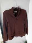 Sweter zapinany ażurowy Bonita z kieszeniami r.M