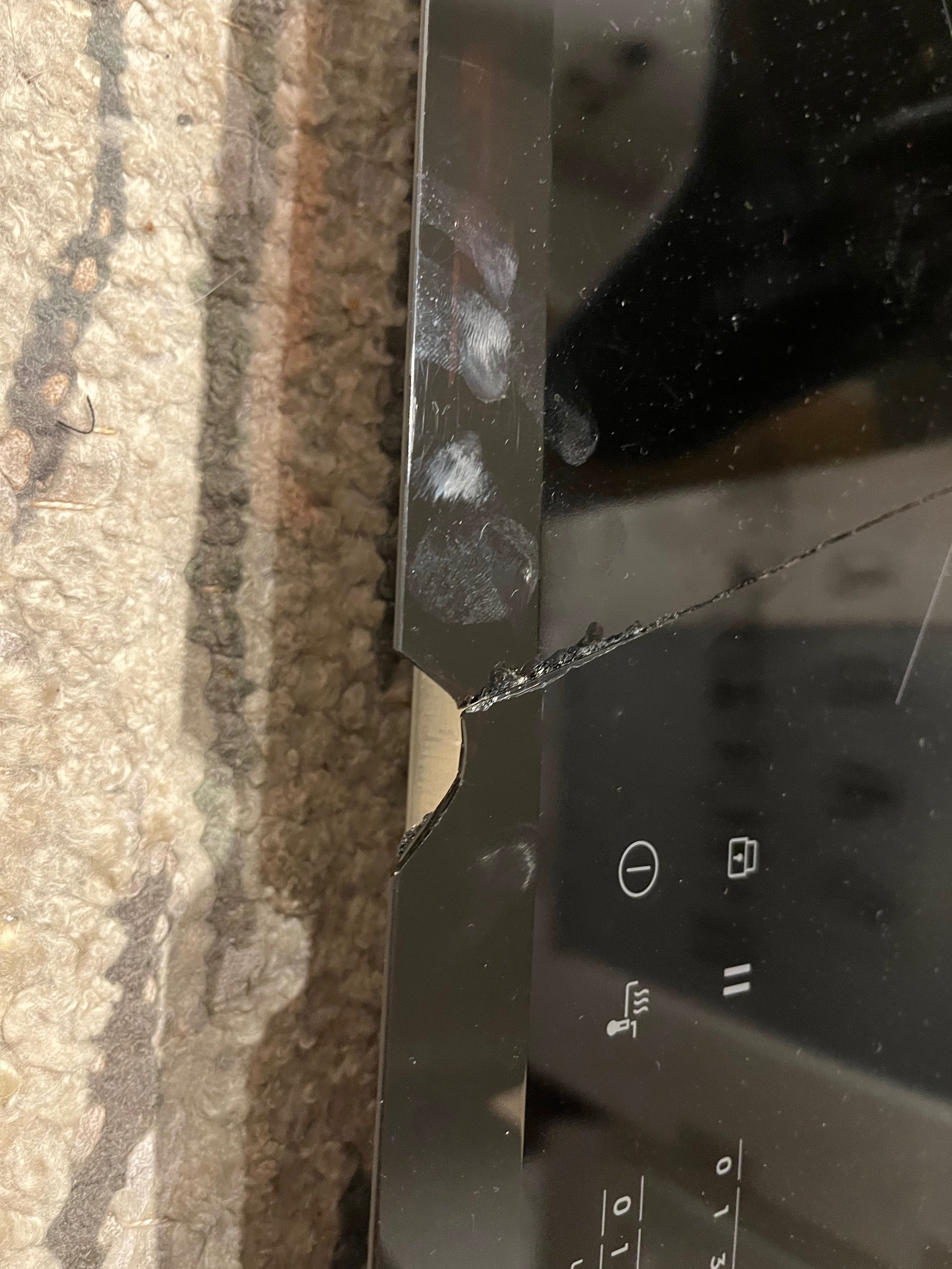Płyta indukcyjna electrolux - zbite szkło, elektronika sprawna