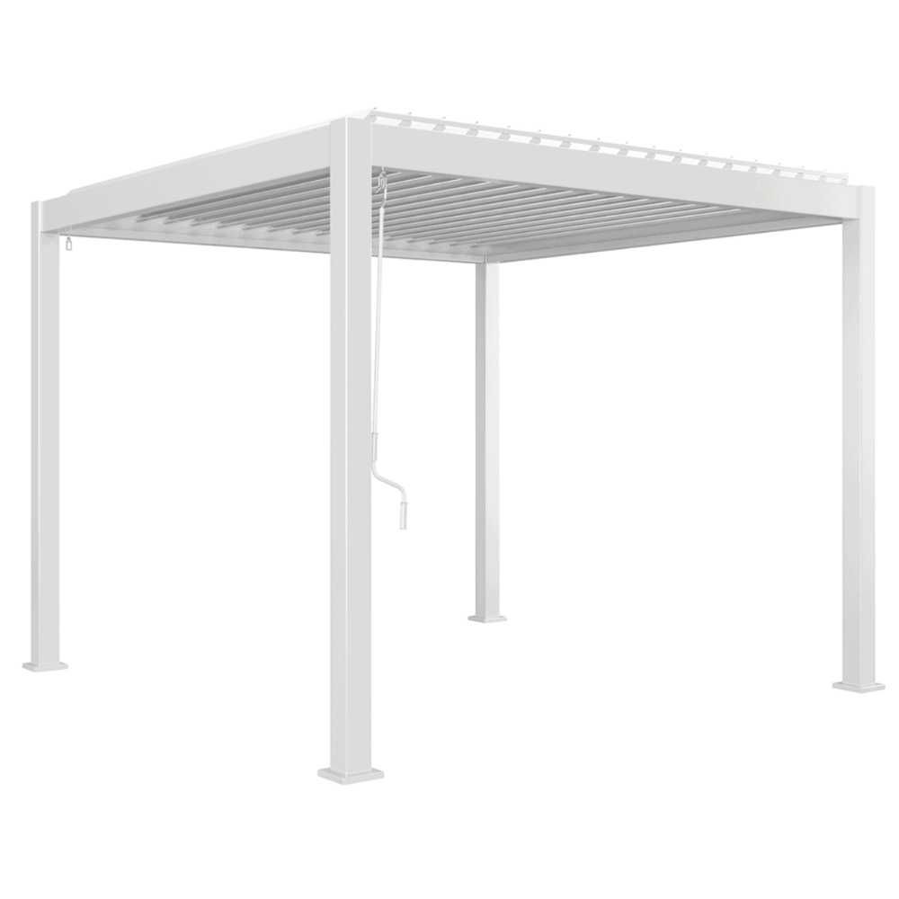 Zadaszenie/Pergola  PERARA 300X300 Białe + Roleta wyprzedaż ekspozycji