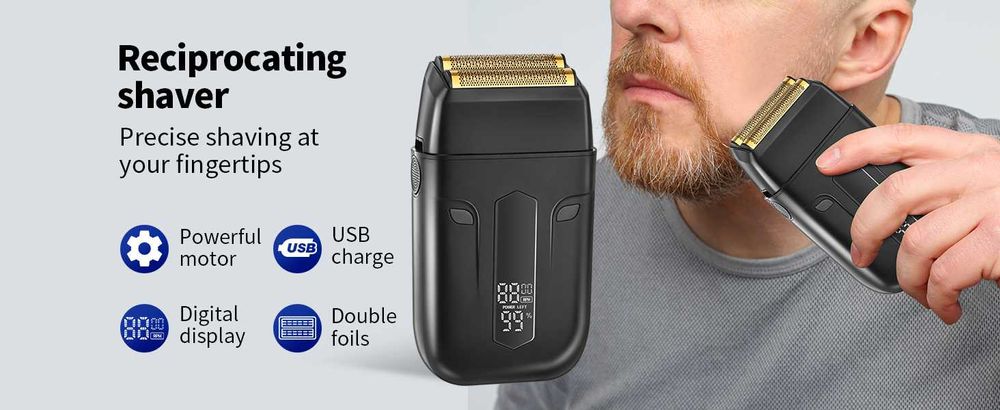 Електробритва HIENA PRO HYN-821 сіткова  машинка для гоління