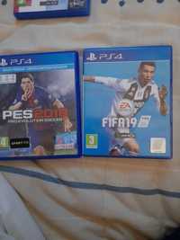 Pes 2018 e FIFA 19