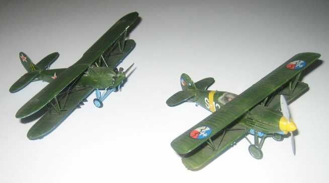 Modele plastikowe samolotów kolekcja