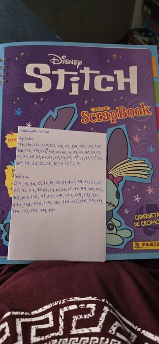 Troca de cromos stitch