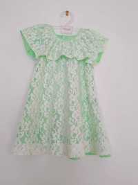 Нарядное ажурное платье для девочки Zara, на 18-24 месяца (1,5-2 года)