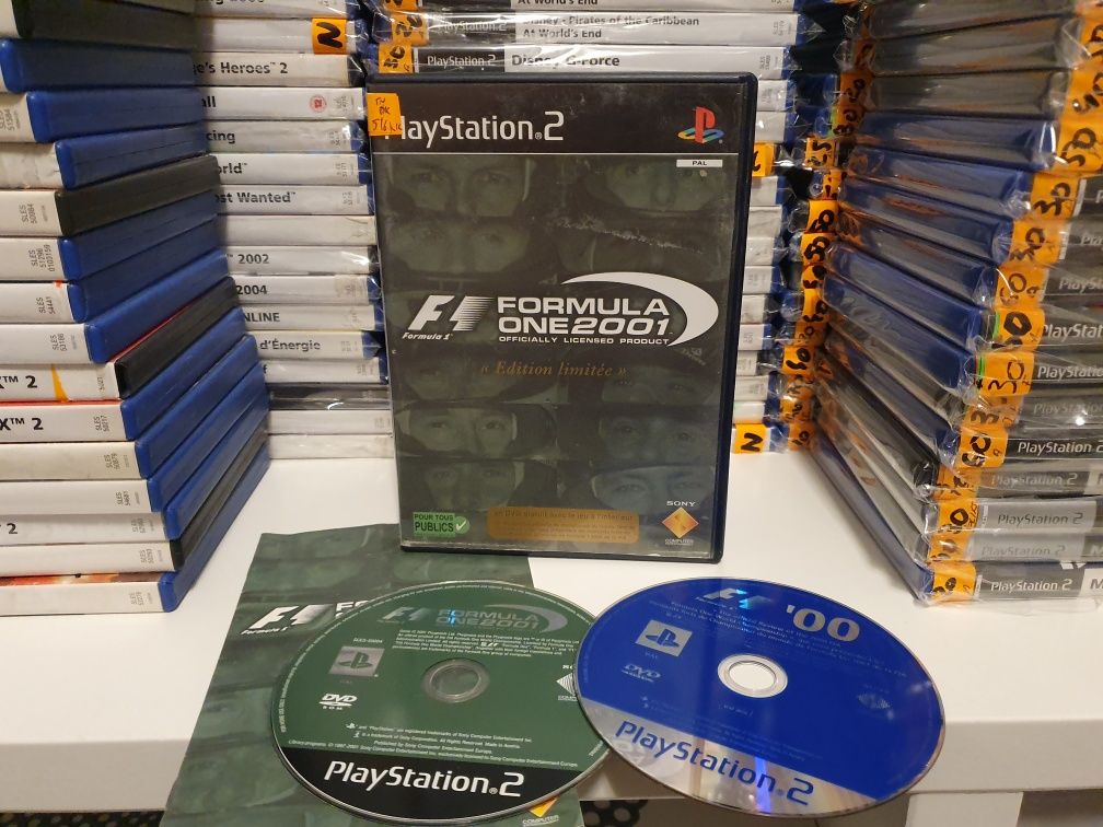 Gra gry ps2 playstation 2 F1 Formula 2001 + f1 2000 psx unikat 2 płyty