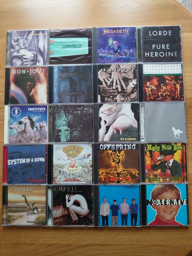 Wyprzedaż kolekcji Płyt CD, Rock, Radiohead, Bush, Bowie, Pink Floyd