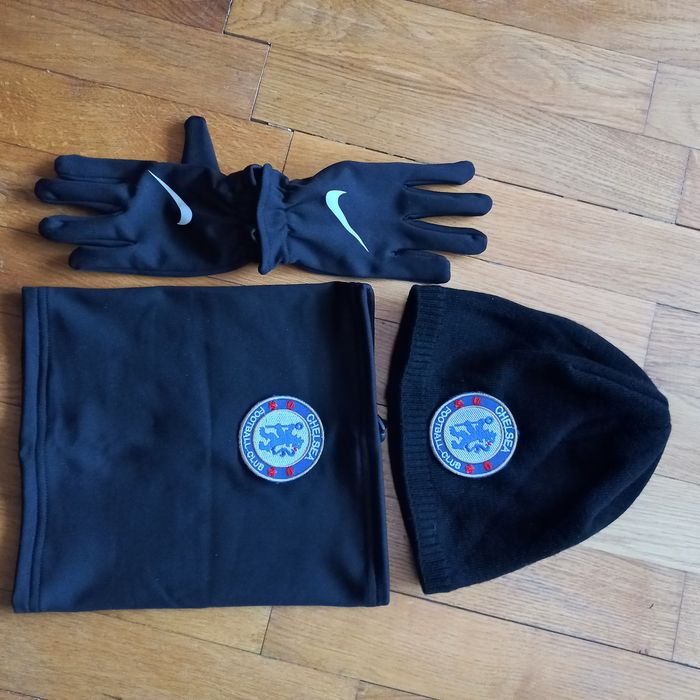 Реал Манчестер Арсенал набори Шапка баф рукавички зимові комплекти