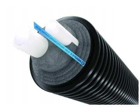 Rura preizolowana podwójna Delta Pex Sani Duo 50+ 32, fi 160