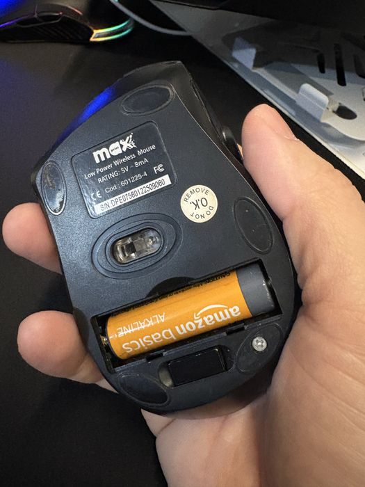 Mouse Wireless Max com dongoe usb A