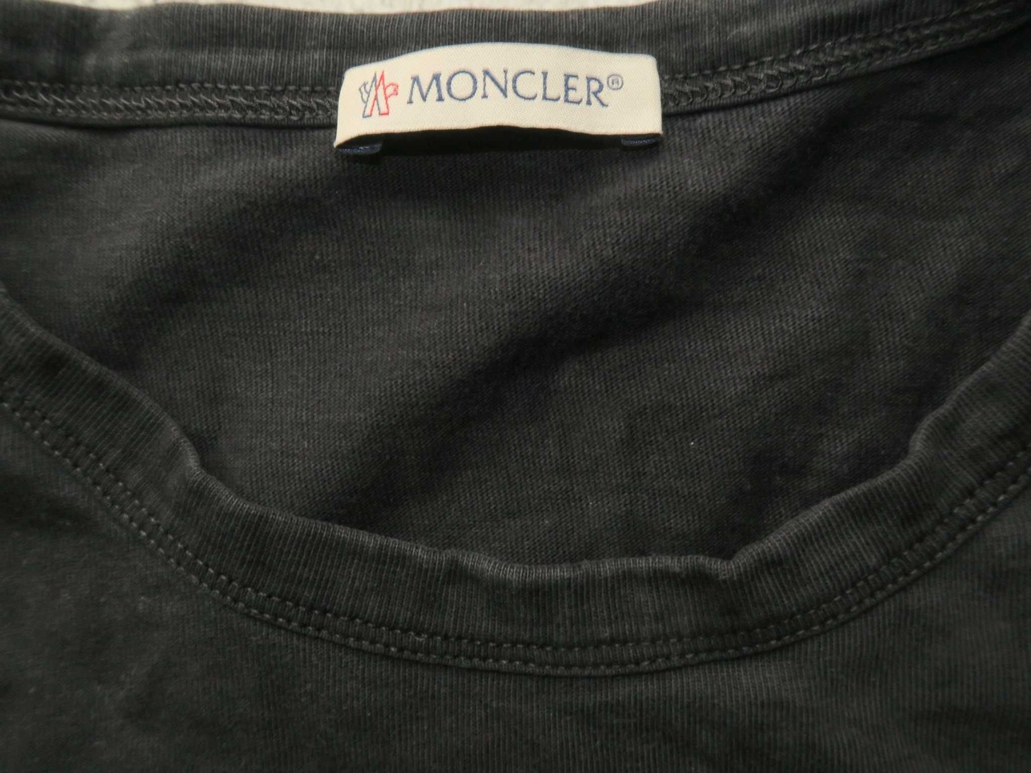 Moncler koszulka t-shirt z logo print XL