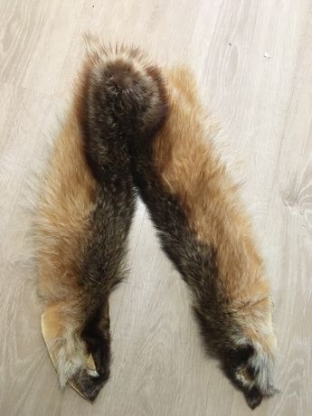 Натуральный мех лисы Воротник