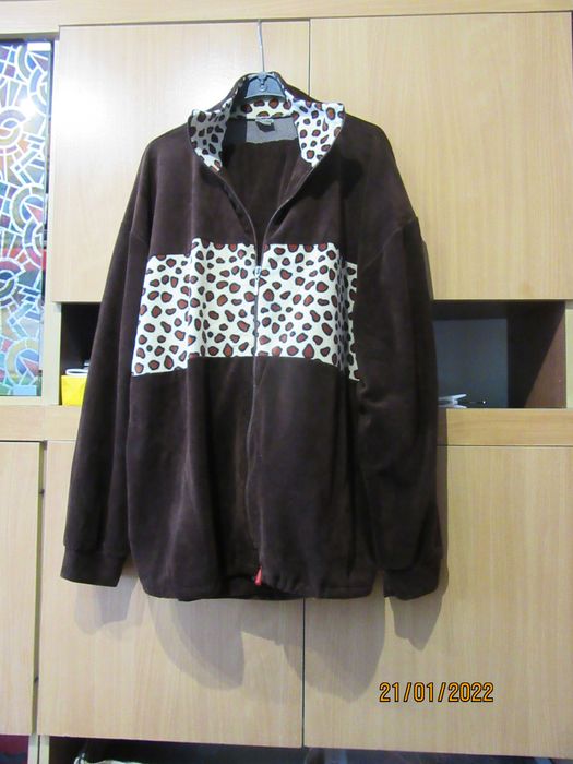 Sweterek Damski w Kolorowe Paski rozmiar 46