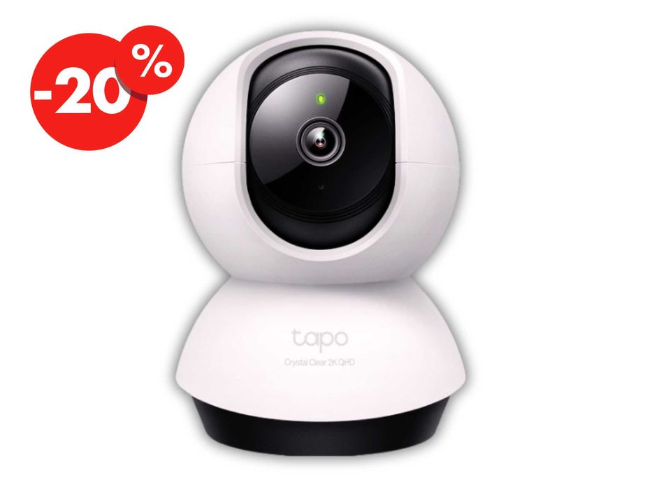 Kamera Wewnętrzna TP-LINK Tapo C220 Domowa Obrotowa WiFi Biała OKAZJA