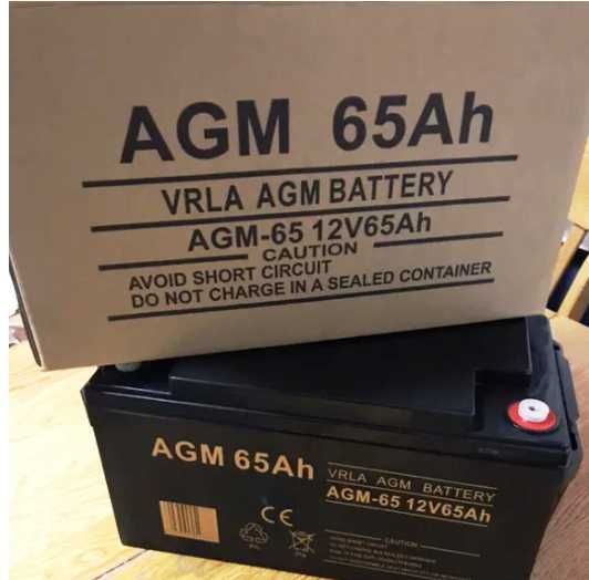 Гелевый аккумулятор AGM 65 Ah 12V
