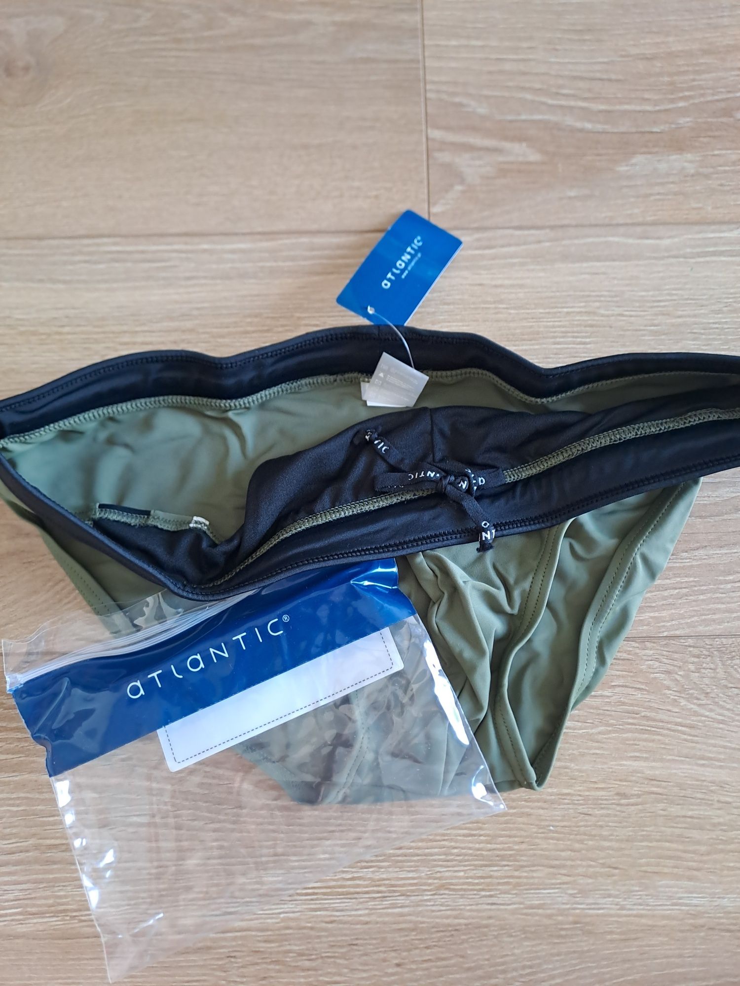 2+1 Kąpielówki męskie Atlantic, rozmiar XL, kolor khaki