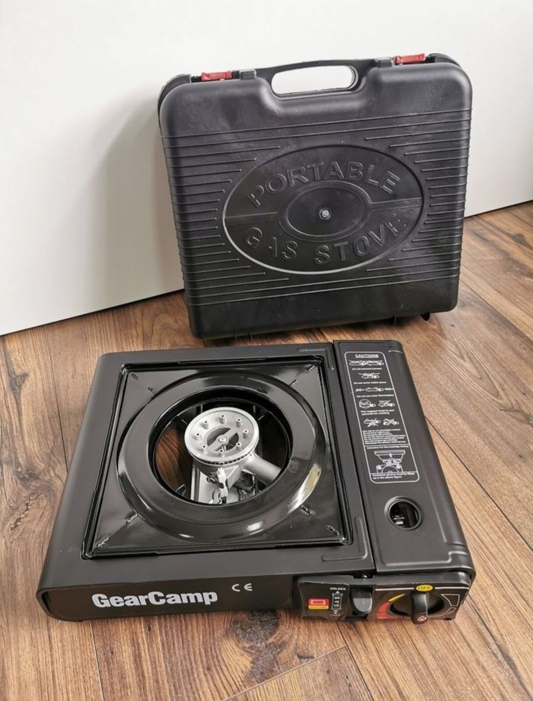Туристична газова плита GearCamp 2w1.