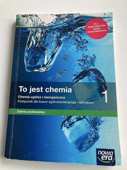 Podręcznik To jest chemia, klasa 1 liceum, technikum