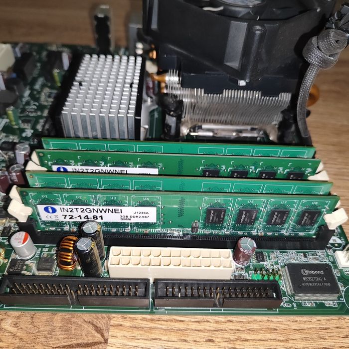 Płyta głowna z procesorem Intel Q9600 + 8GB RAM DDR2