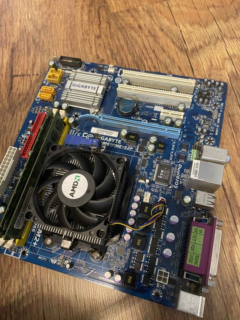 AMD ATHLON II + płyta główna + ram