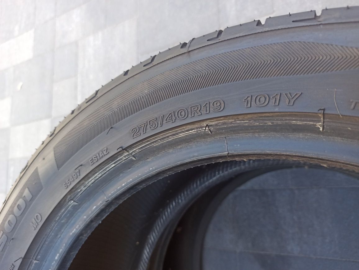 Летняя резина ПАРА 275/40 R19 Bridgestone Potenza S001