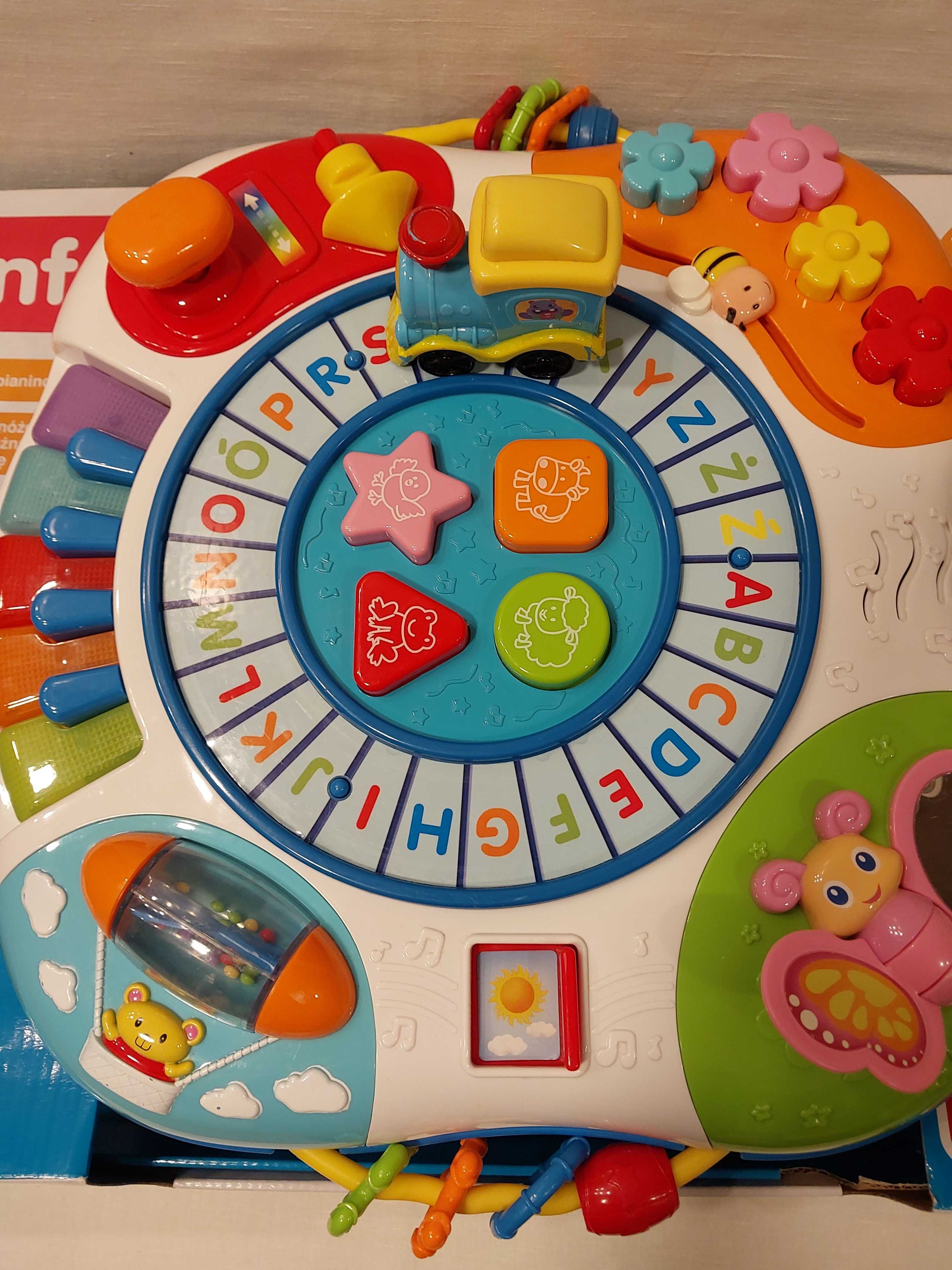 Smily Play_STOLIK Edukacyjny z ciuchcia literkową i pianinem