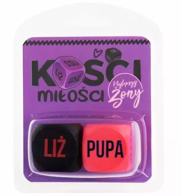 Kości Miłości Najlepszej Żony (różowo-czarne). Grammi. Nowy Produkt