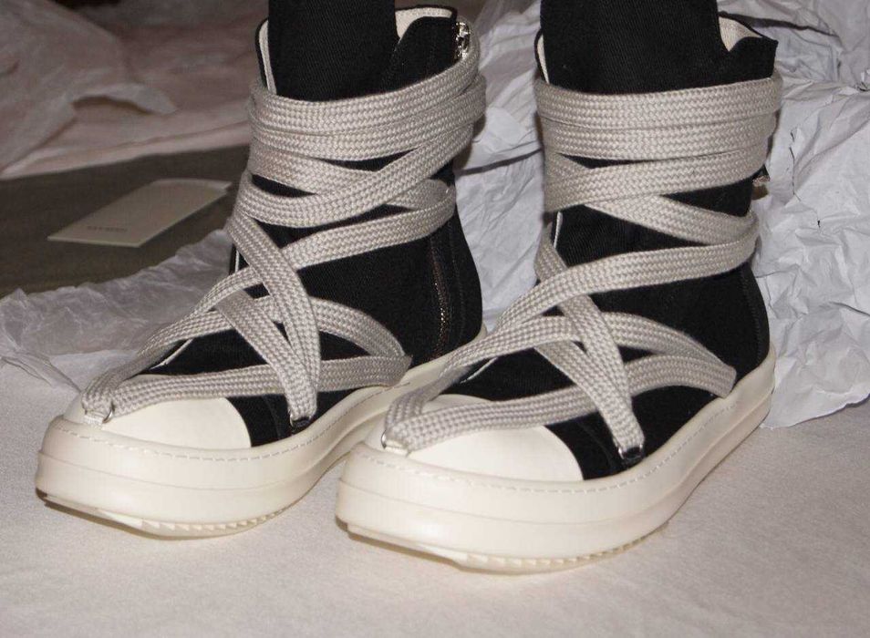 Rick Owens Jumbo lace Hexagram Ramones 46
