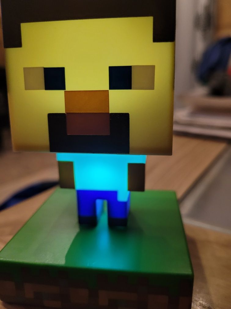 Lampka  nocna dla dziecka  Minecraft