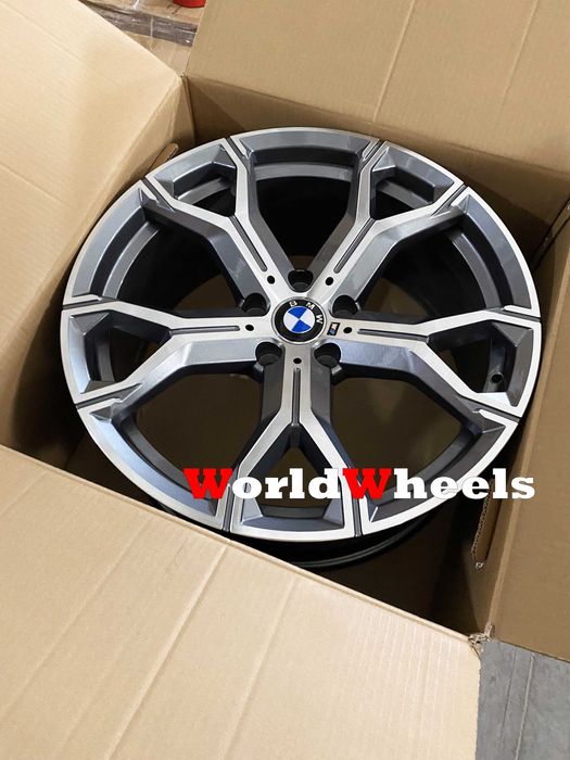 Диски R20 5x120 BMW X5 X6 E70 F15 E71 F16 741 стиль різноширокі
