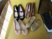 Sapatos de menina 4 a 6 anos novos