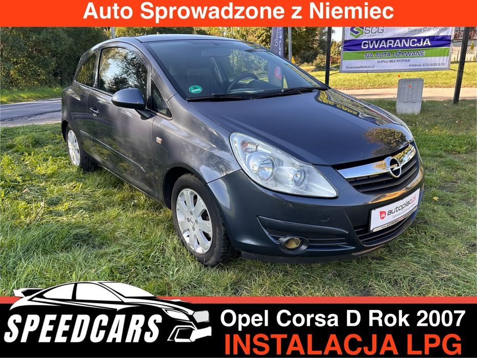 Opel Corsa 1,2 16 v. LPG Rok 2007 ,, ZAPRASZAMY ,,