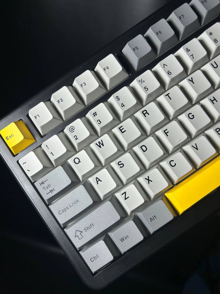 Клавіатура AJAZZ AK820 Max HE Grey-Yellow