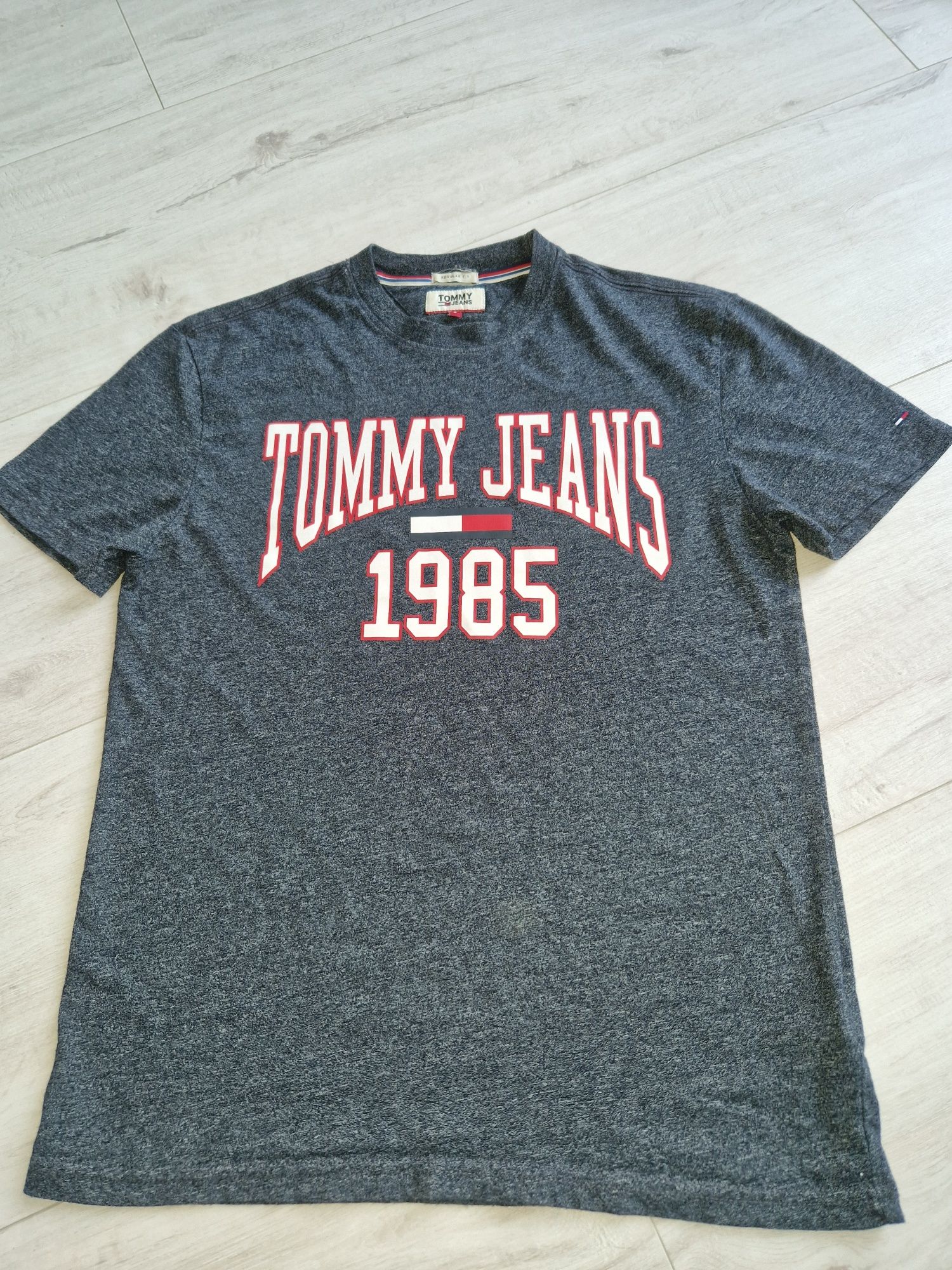 Tommy Hilfiger oryginalny t-shirt melanz S