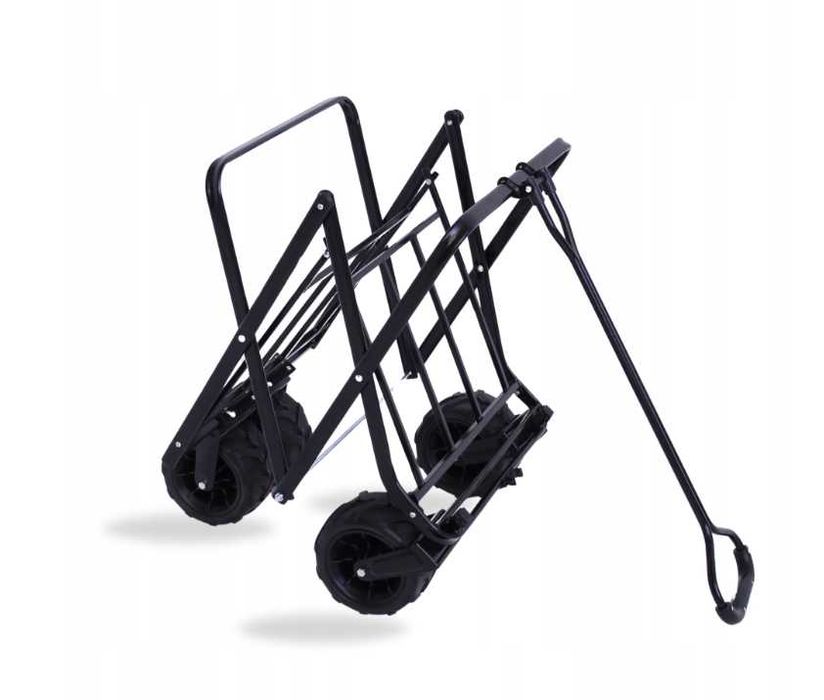 Wózek Transportowy Plażowy Składany 95 L Ogrodowy Turystyczny Łazik