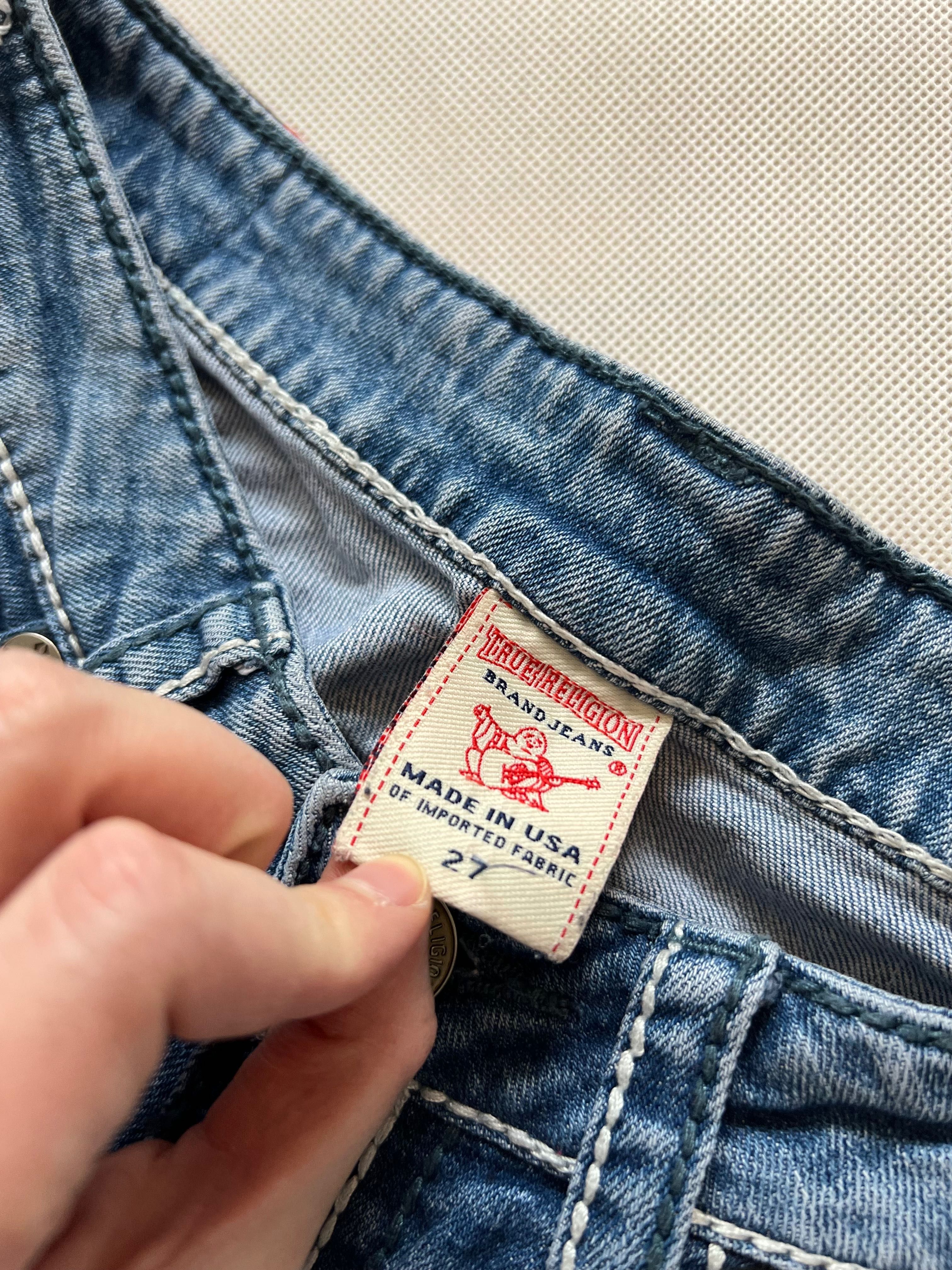 spodnie True Religion jeans logo pants