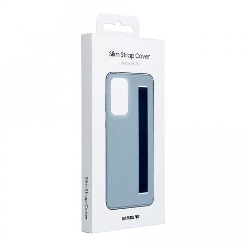 Oryginalne etui Samsung Galaxy A33 5G Slim Strap Cover,z paskiem, blue