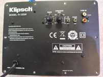Klipsch R-12SW elektronika, wzmacniacz subwoofera.