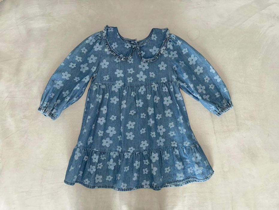 Сукня джинсова Zara оригінал р.98 на 2-3 роки Платье Zara
