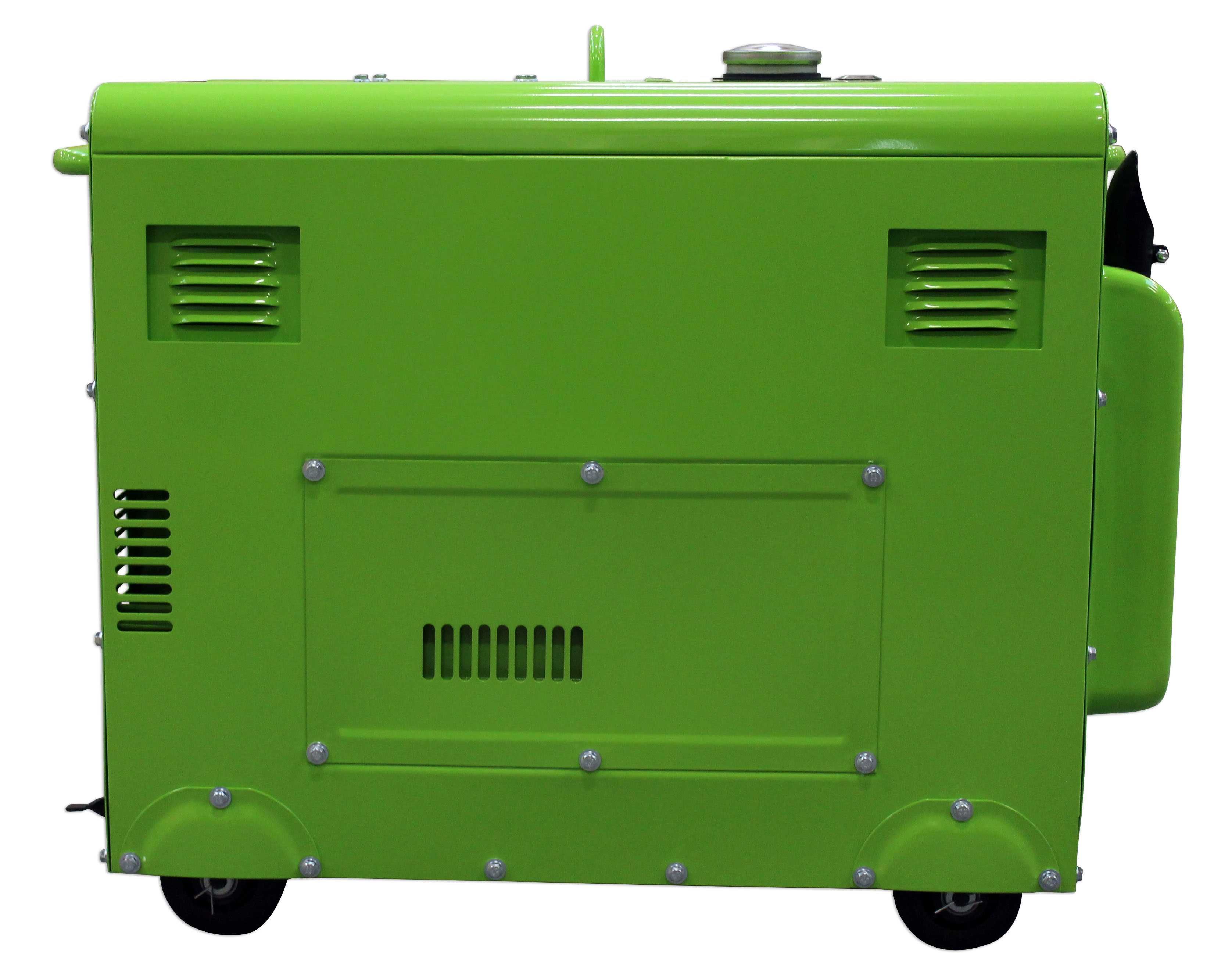 Generator Agregat Prądu AVR Diesel 6,5kW 230/400V prądotwórczy 3 fazy