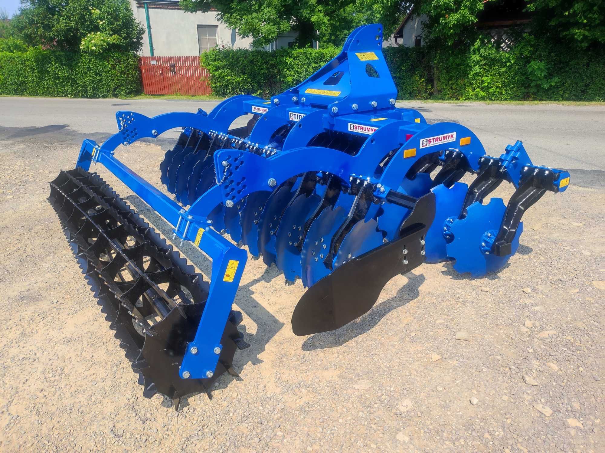 brona talerzowa CIĘŻKA talerzówka strumyk bez hydropaku TIGER
