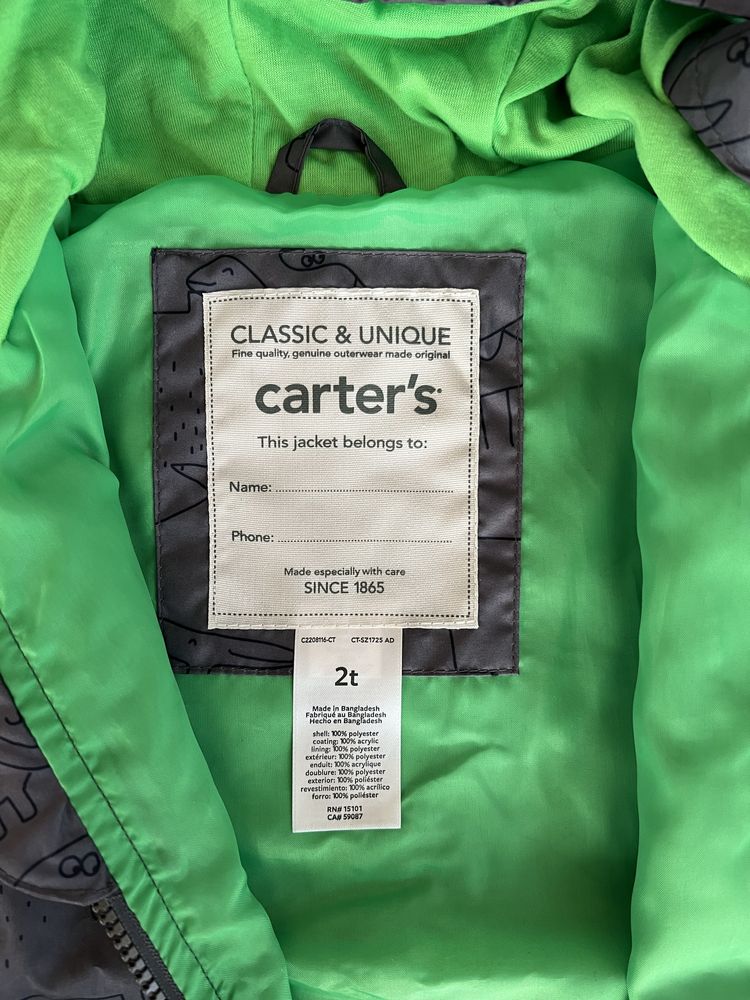 Вітровка carter’s на 2 роки