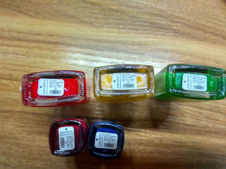 Лак born pretty 15 мл и 6 мл для степенга ; пластинки uf/led для рисун