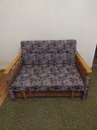 Sofa rozkładana fotel rozkładany z funkcją spania