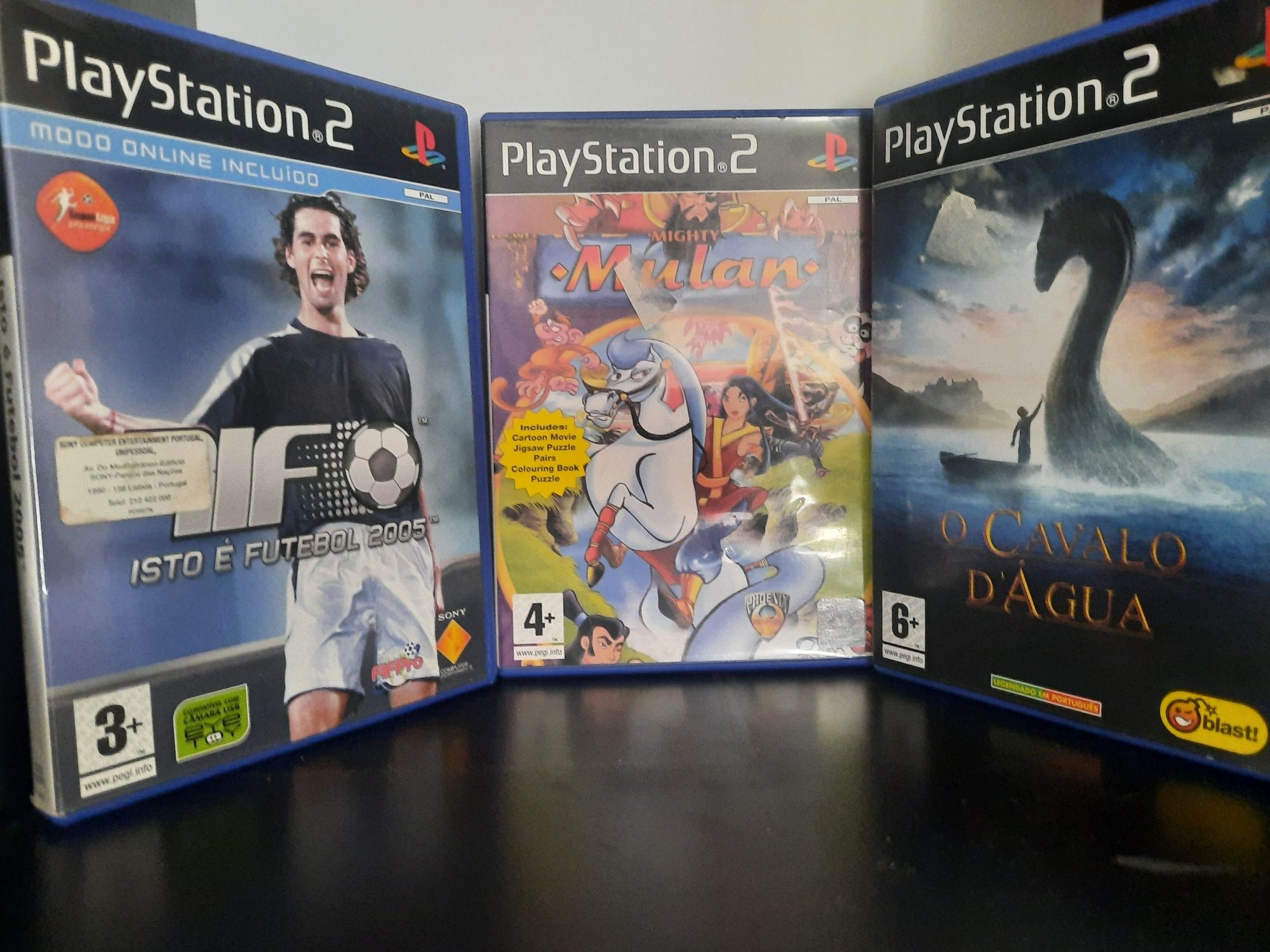 Pack 3 jogos PS2