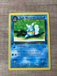 Dark Wartortle karta pokemon 46/82 TR NM 1st